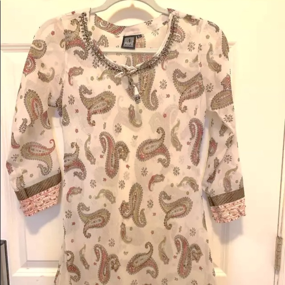 Indian ethnic tunic with embroidery